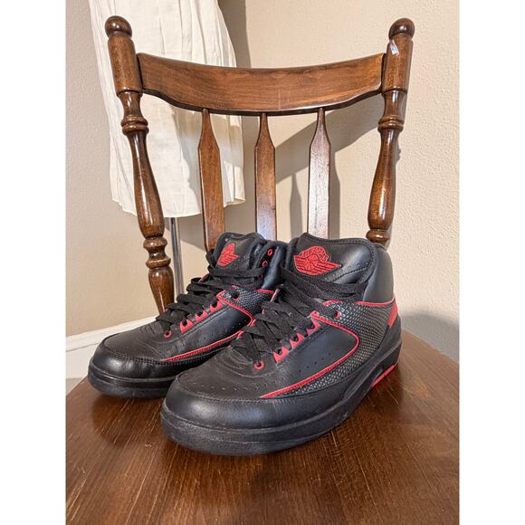 Nike Air Jordan 2 Retro Alternate 87 Black-Varsity Red Sz 8.5 main image 6